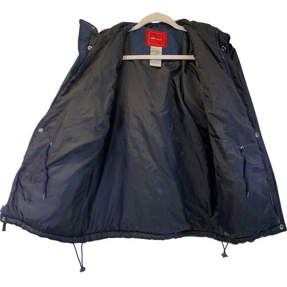 Reebox Vintage Cowboys Boys Kids M 10-12 Blue Nylon Coat - Picture 2 of 14